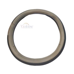 STEERING COVER BLACK - BEIGE