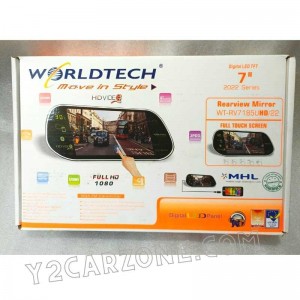 WorldTech 7 inch Mirror TV Full Touch Display