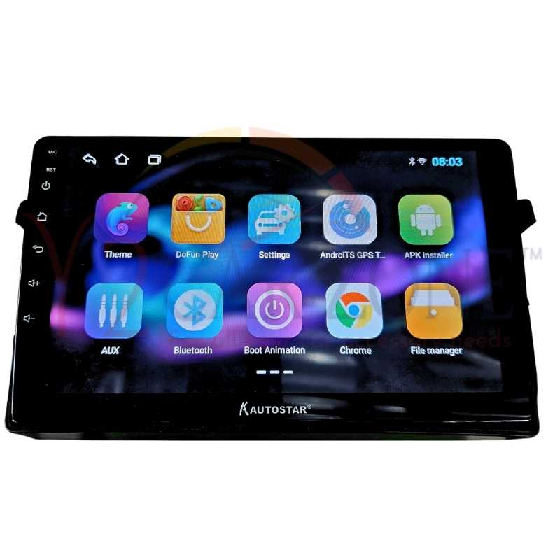 AUTOSTAR 9 inch Android System with Rev Camera