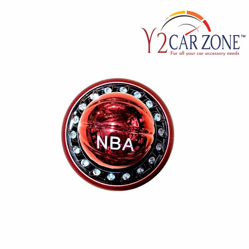 SOLAR POWER ROTATING CAR MOVING BALL - red