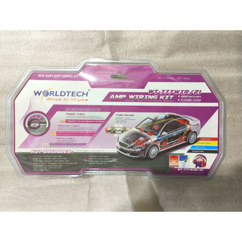 WorldTech Sub Woofer Wiring Kit