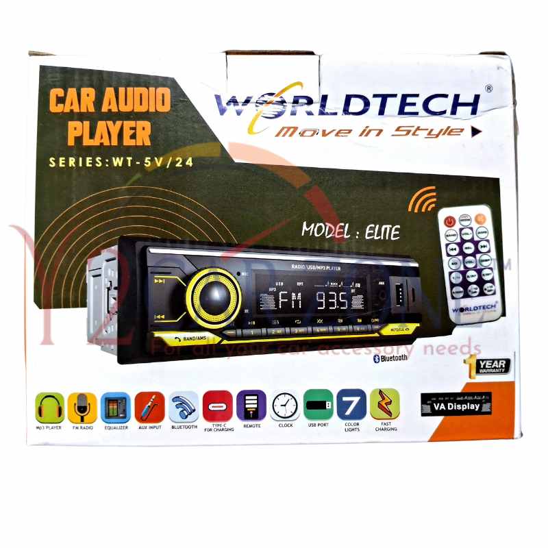 WorldTech Single Din audio